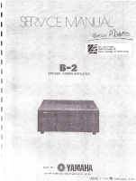 Yamaha B-2 - Service Manual 